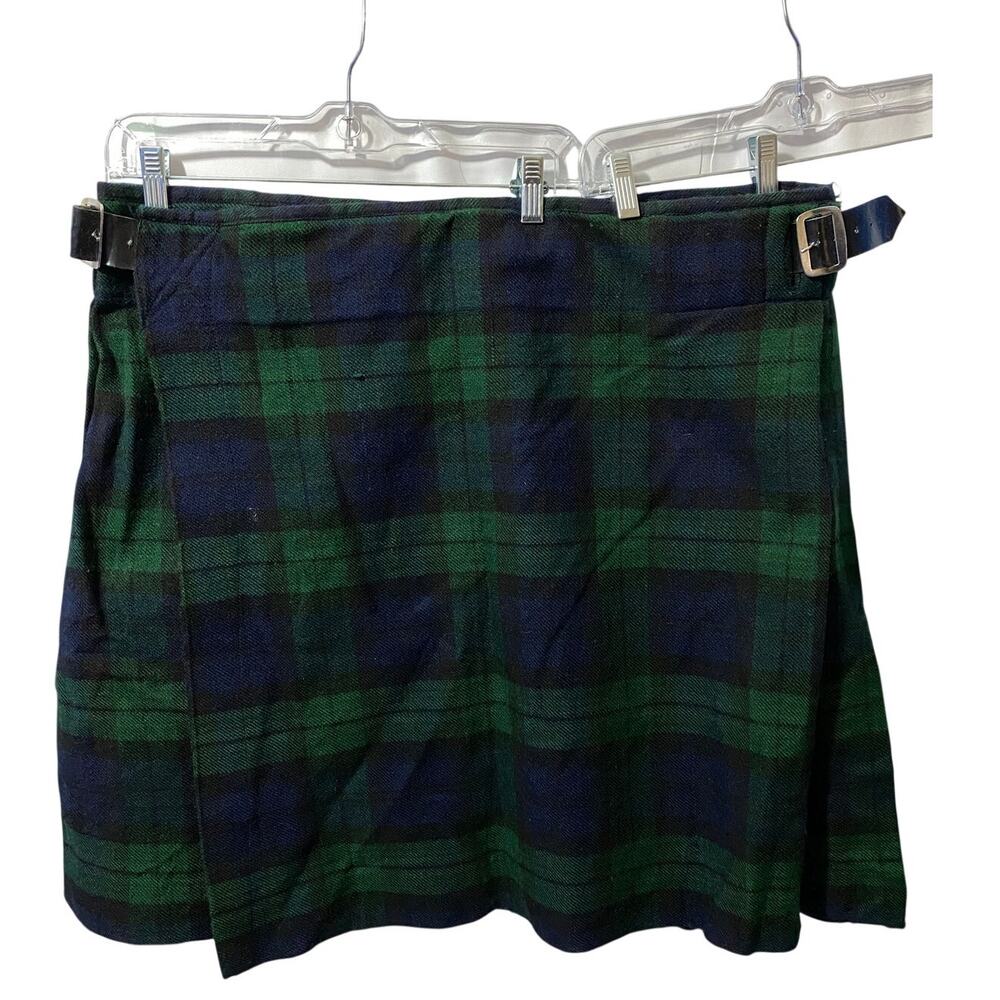 Mens Green Tartan Kilt Size 42 Length 23 Traditional Highland